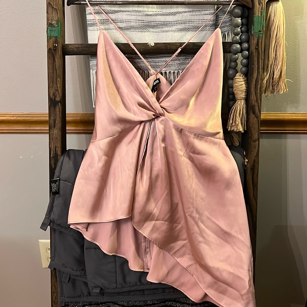 Silk tank top